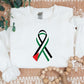 Freedom Palestine Sweatshirt, Palestine Flag Ribbon Sweater, Tribute To Palestine Muslims Jumper, Free Gaza Solidarity Protest Adult Shirts