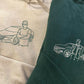 Custom Car Embroidered Photo Hoodie, Outline Car Portrait from Photo Jumper, Personalised Sketch Couples Hoody, Memorial Car Lover Guy Gift