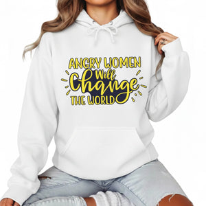 Angry Women Will Change the World Women's Day Hoodie - PW532