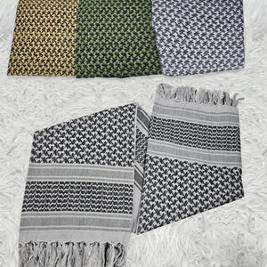 Arab Keffiyeh Palestine Scarf, Traditional Palestinian Shemagh Scarf, Unique Arabic Scarves for Men & Women, Vintage Lightweight Head Scarf