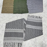 Arab Keffiyeh Palestine Scarf, Traditional Palestinian Shemagh Scarf, Unique Arabic Scarves for Men & Women, Vintage Lightweight Head Scarf