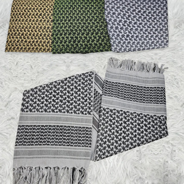 Arab Keffiyeh Palestine Scarf, Traditional Palestinian Shemagh Scarf, Unique Arabic Scarves for Men & Women, Vintage Lightweight Head Scarf
