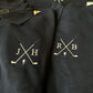 Customised Mens Polo Shirt, Golf Embroidery Polo Tee Shirt, Personalised Initials Monogrammed Matching Tshirt, Golfer Lover Gift for Husband