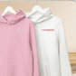 Roman Numeral Hoodie, Embroidered Hoodie, GF BF Couple Matching Sweater, Cotton Anniversary Wedding Special Date Roman Numeral Wifey Jumper