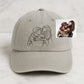 Unique Sketch Graphic Cap, Versatile Casual Headwear, Durable and Stylish Design for Any Outfit E537
