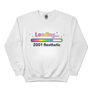 2001 Aesthetic Loading Birthday Sweatshirt - PW5032