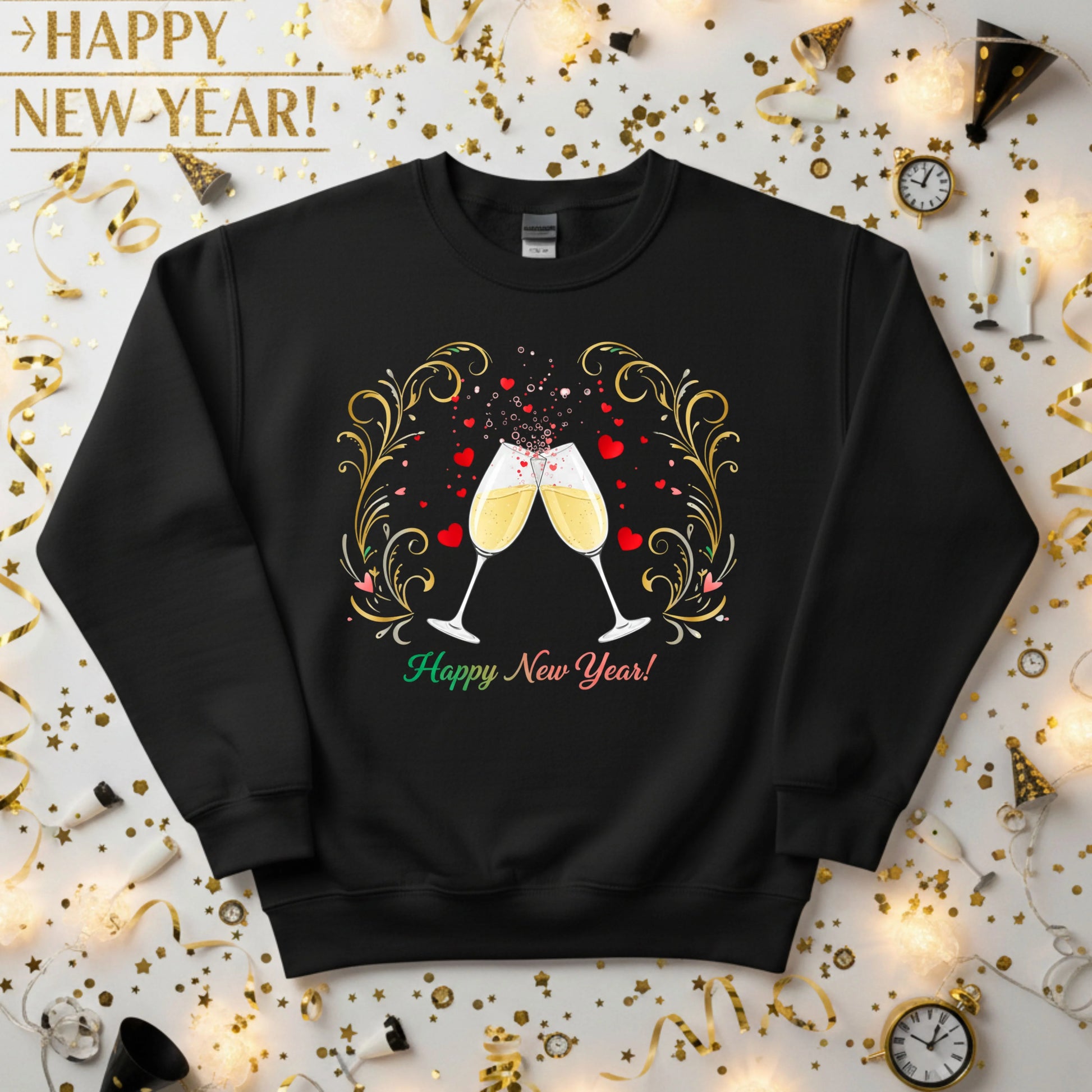 Classic Fit New Year Sweatshirt - P6874