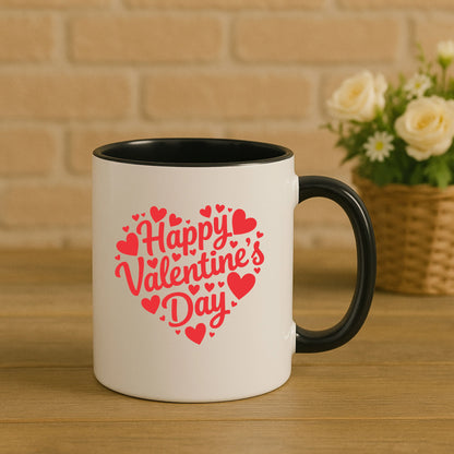 Happy Valentine's Day Heart Mug - PA237