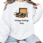 Vintage Feelings Only Trending Sweatshirt - PW5025
