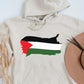 Palestine Flag Hoodie, Support Palestine Gaza Sweatshirt, Palestine Protest Clothing, Save Human Rights Palestinian Outfit