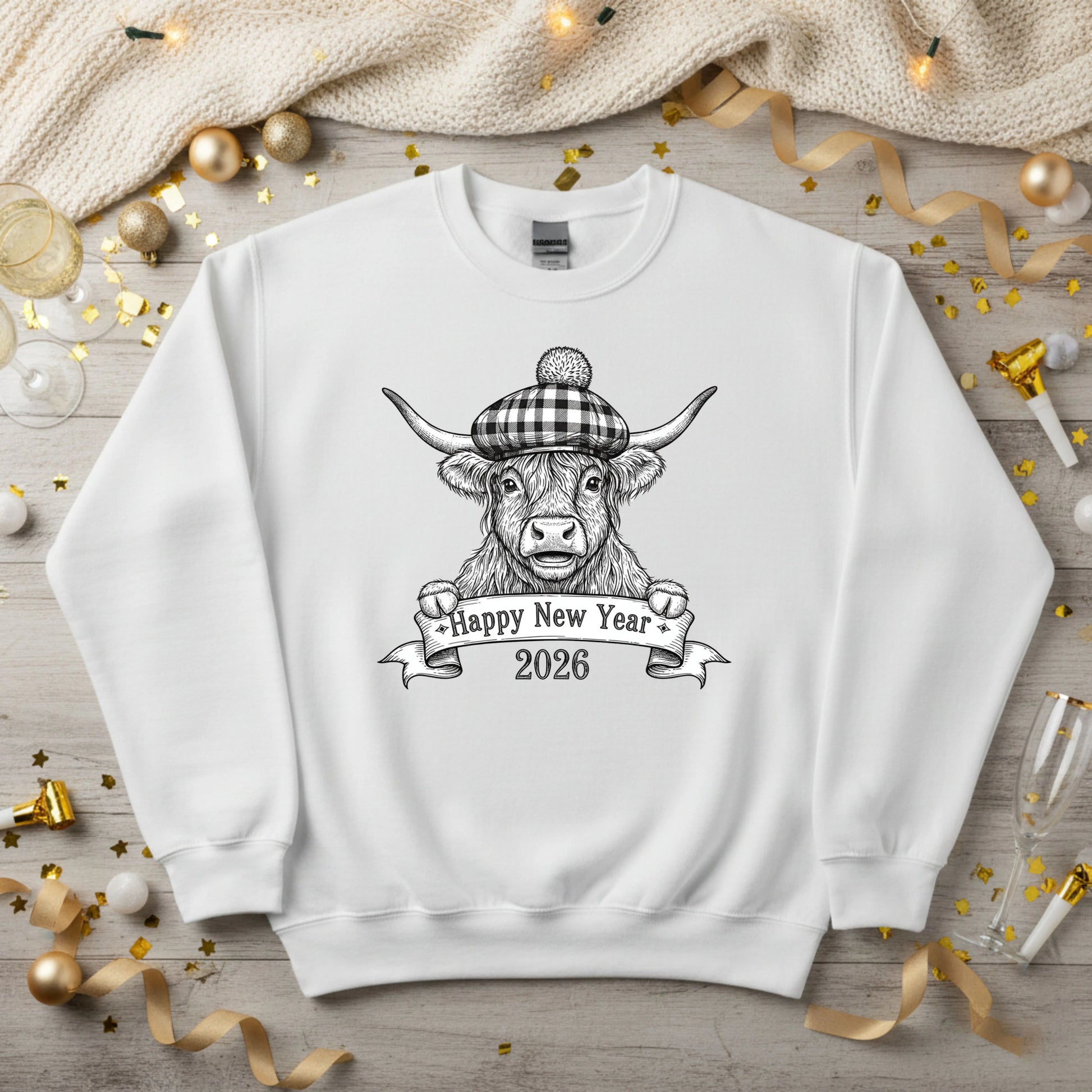 Warm Glow New Year Sweatshirt - P6878
