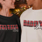 Mama Claus Daddy Claus Christmas Sweatshirt, Christmas Family Matching Sweater, Xmas Buffalo Plaid Printed Crewneck Tops, Christmas Eve Gift