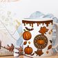3D Halloween Pumpkin Spice Mug - P2620