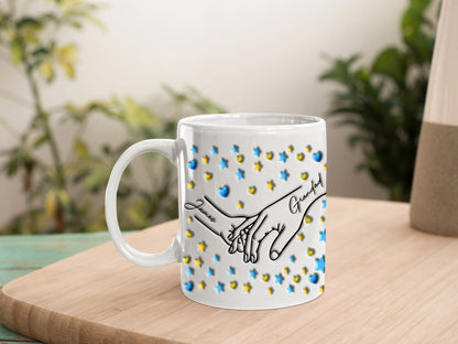 Personalised Grandad Fist Bump Mug - P2460
