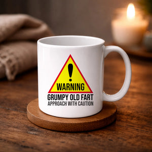 Warning! Grumpy Old Fart Approach With Caution Mug -PA433