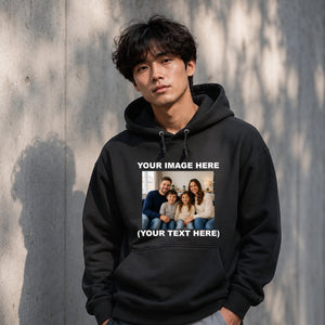 Romantic Custom Photo Text Jumper unisex hoodies