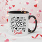 I Love You Custom Name Valentine's Day Mug -PA408
