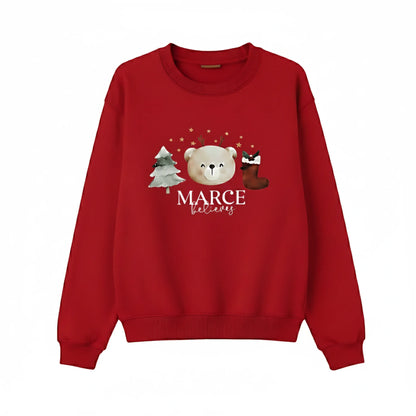 Custom Name Believes Christmas Sweatshirt M5652