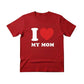Custom I Love Text Printing T-Shirt - PW1000