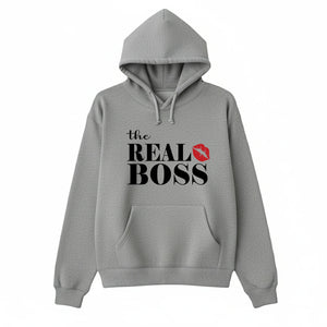 The Real Boss Valentine’s Day Printed Hoodie - PW504