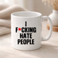 I F*cking Hate People Valentine's Day Mug -PA425