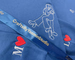 Custom Photo Embroidered Hoodie, Personalised Family Matching Sketch from Photo Unisex Jumper, 1st Anniversary Special Date Initial Sweater