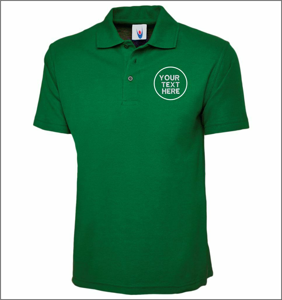 Custom Embroidered Men Polo Tshirt, Personalised Text/Design Shirt, Digitized Company Logo Monogrammed Polo Tee, Special Gift for Golf Lover