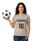 Football Personalised Country Name And Number Unisex T-Shirt