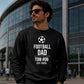 Custom Football Name Team Gift Soccer Dad Unisex Sweatshirt New FiFa Mockup Dad