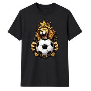 Gold Crown King Lion football tournament unisex t-shirt