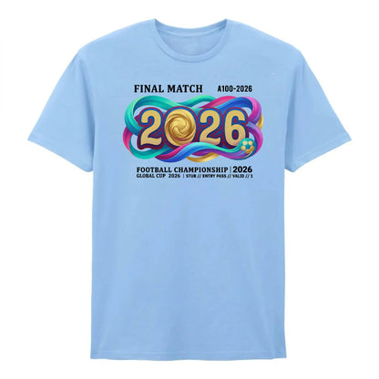 2026 Global Cup Final Match Printed Unisex Tshirt