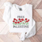 Palestine Wild Flowers Sweatshirt, Embroidered Palestine Floral Sweater, Palestine Crewneck Jumper, Muslims Gifts, Palestinian's Clothing