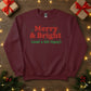 Merry & Bright Christmas Sweatshirt