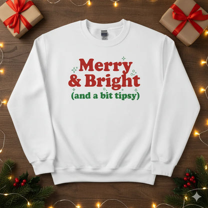 Merry & Bright Christmas Sweatshirt