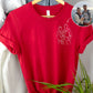 Portrait Sketch Design Tshirt, Trendy Graphic Pullover with Modern Casual Style E540