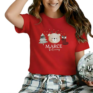 Custom Name Believes Christmas T-Shirt M5652