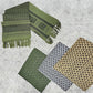 Arab Keffiyeh Palestine Scarf, Traditional Palestinian Shemagh Scarf, Unique Arabic Scarves for Men & Women, Vintage Lightweight Head Scarf