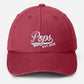 Custom Pop Embroidered Hat, Personalized Est. Year Baseball Cap, Vintage Grandpa Hat, Pop Hat for Grandfather, Best Dad Birthday Gifts