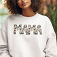 MAMA Sweatshirt, Buffalo Plaid Cow Print Word Mama Design Crewneck Jumper, Comfort Colors Women Sweatshirt, Mothers Day Gift,