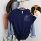 Portrait Sketch Design Tshirt, Trendy Graphic Pullover with Modern Casual Style E540