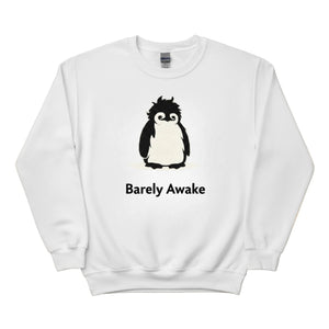 Existing, Not Thriving Barely Awake Penguin Trending Sweatshirt - PW5000