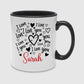 I Love You Custom Name Valentine's Day Mug -PA408