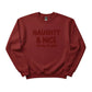 Naughty & Nice Christmas Sweatshirt - PW213