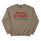 Merry & Bright Christmas Sweatshirt - PW214