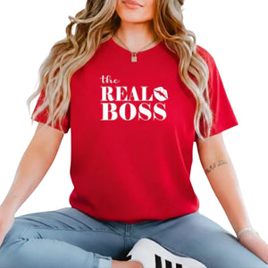 Boss Valentine’s Day Couple Printed T-Shirt