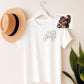 Portrait Sketch Design Tshirt, Trendy Graphic Pullover with Modern Casual Style E540