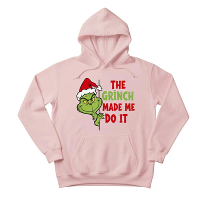 The Grinch Made Me Do It Christmas Hoodie - PW206