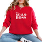 Boss Valentine’s Day Couple Printed Sweatshirt