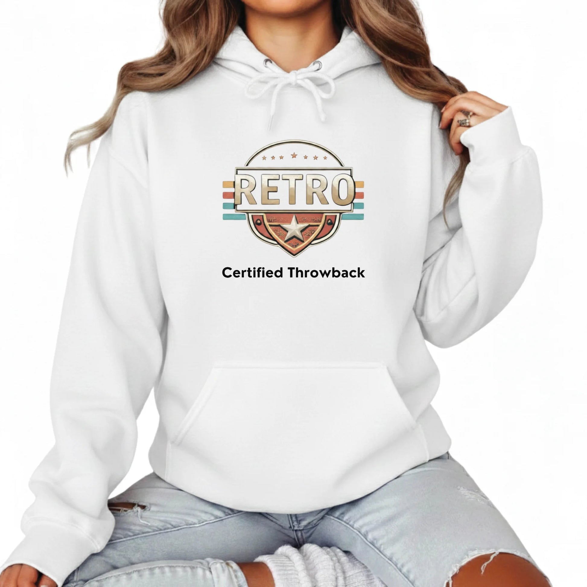 Retro Certified Throwback Trending Hoodie - PW5034