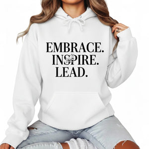 Embrace. Inspire. Lead Women's Day Hoodie - PW536